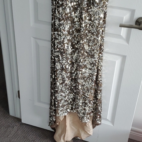 STRAPLESS SEQUENCE PROM/SPECIAL EVENTS GOWN - Picture 2 of 5